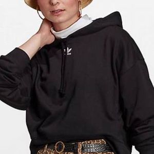 Adidas Black Crop Hoodie